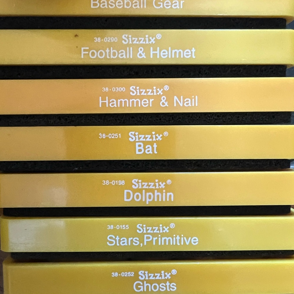 Sizzix “Bundle” Yellow Die Cut Collection